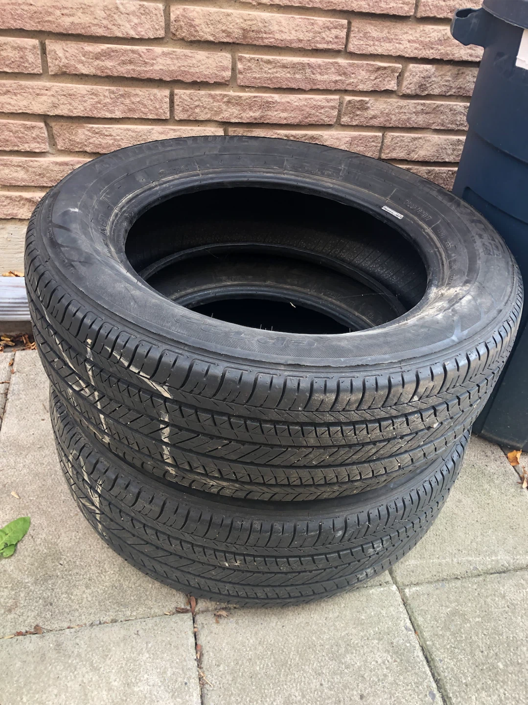 Two Bridgestone Ecopia Tires P225/60R17 - photo 3