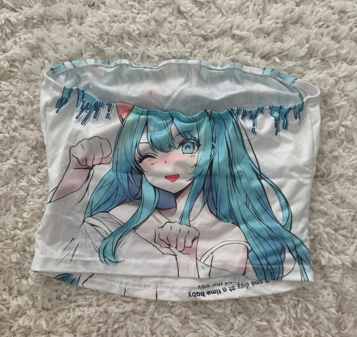 Anime Print Tube Top - photo 2