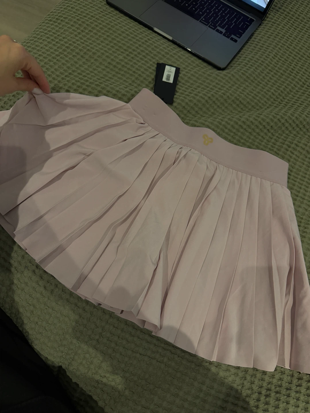 Brand New Aritzia Tennis Micro Pleat Skirt Dusty Pink