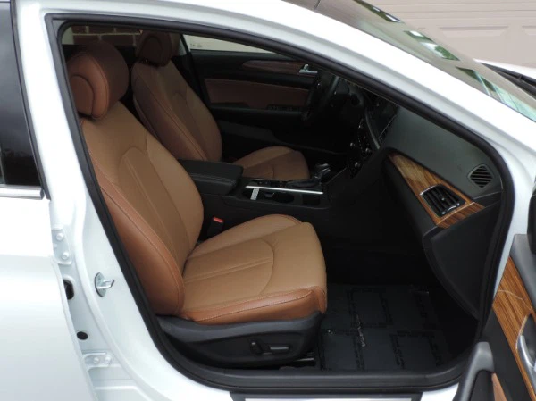 Hyundai Sonata White Sedan 2015 - photo 3