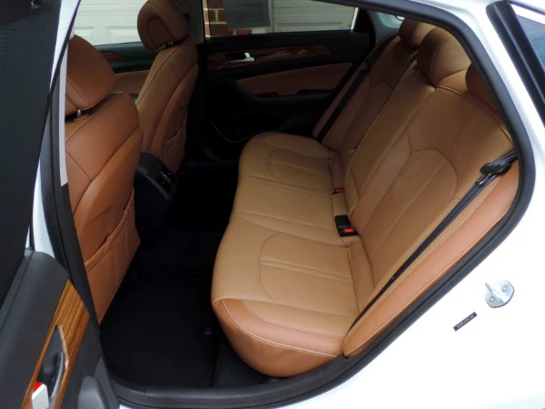 Hyundai Sonata White Sedan 2015 - photo 5