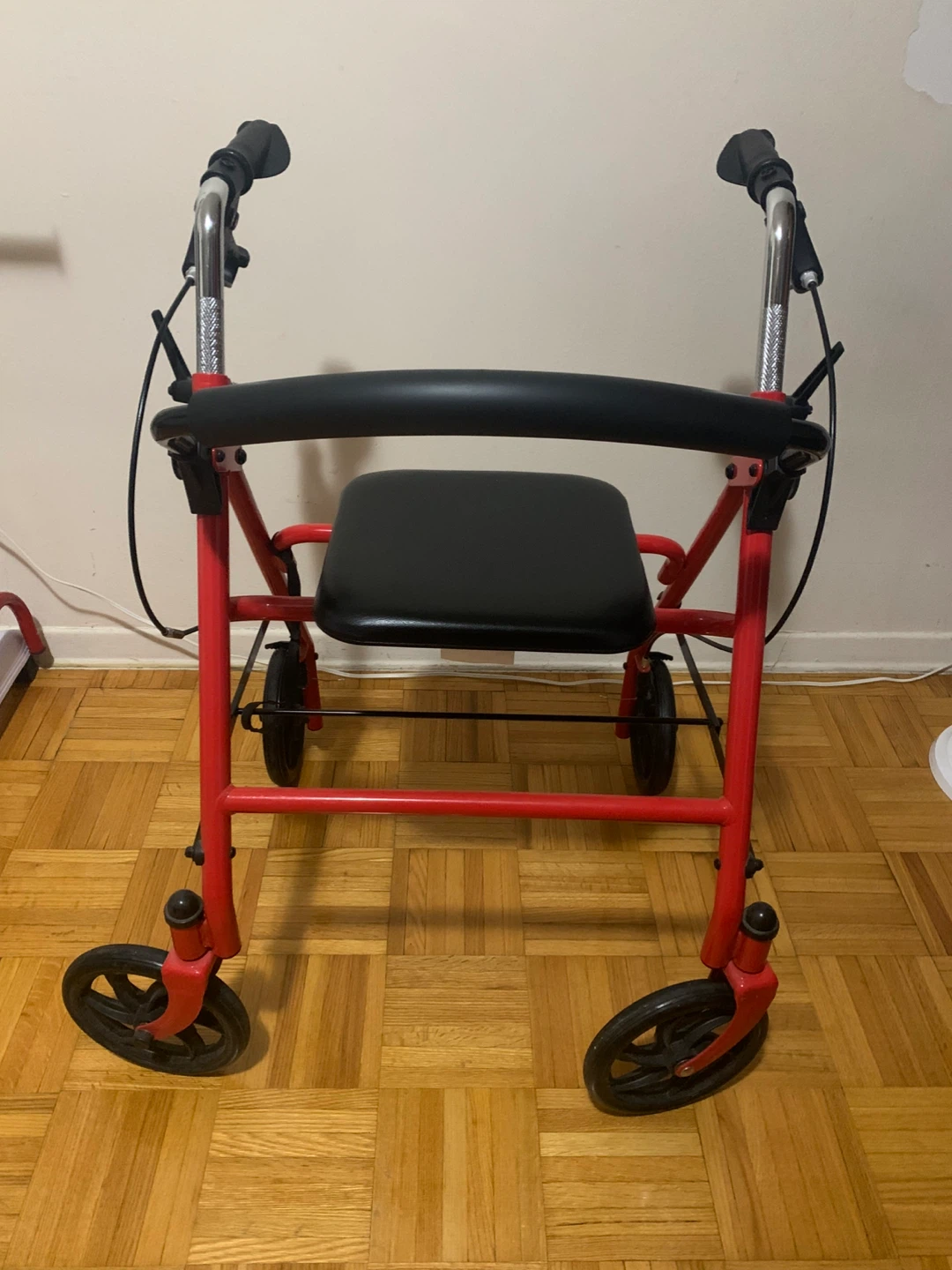 Guardian Red Four-Wheel Rollator Walker - photo 3