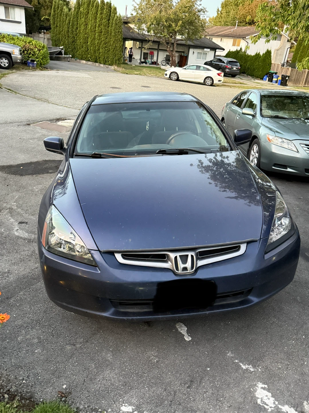 Blue Honda Accord Sedan