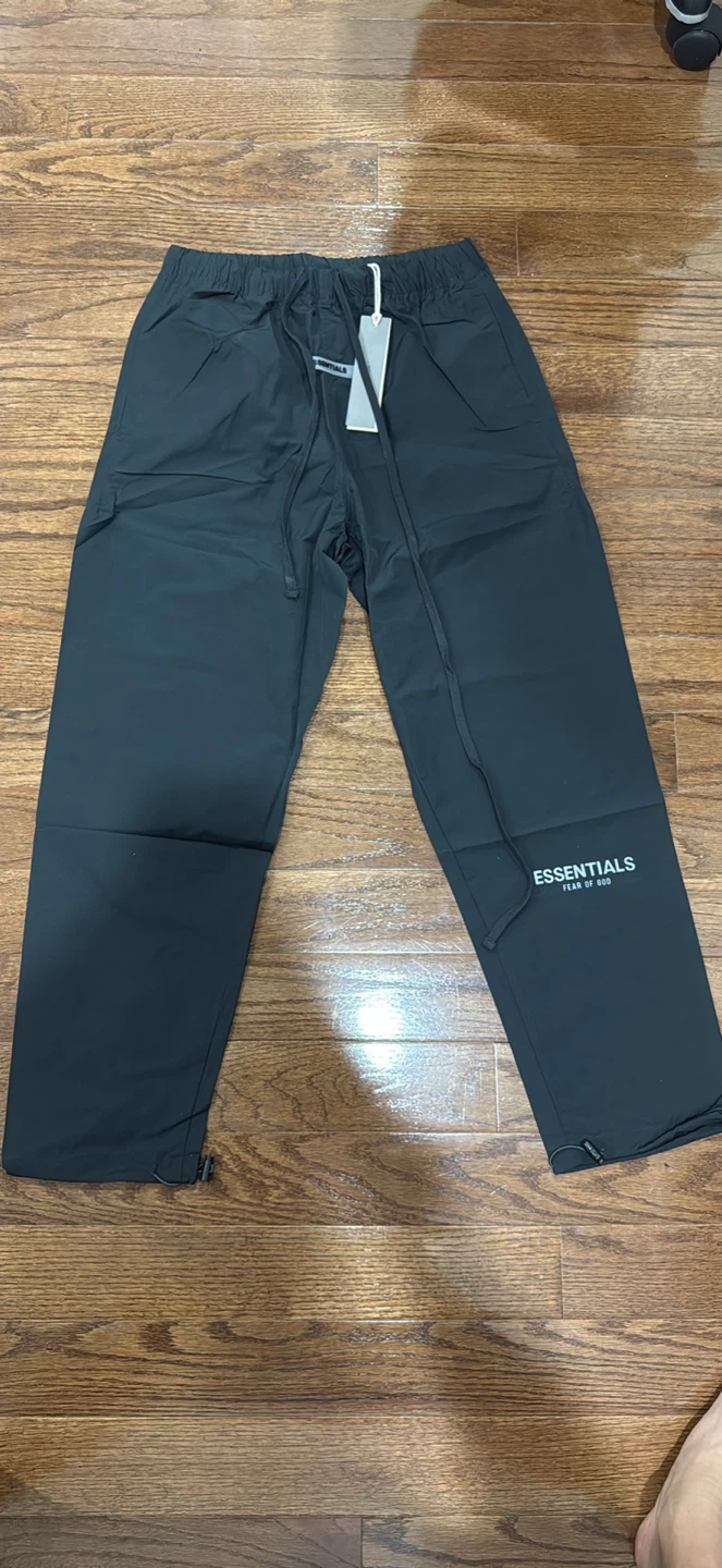 Essentials Fear of God Nylon Track Pants - Size Small