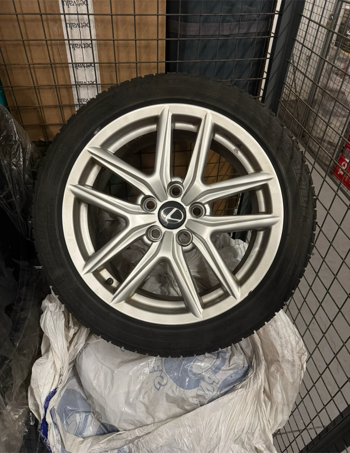 Lexus IS350 OEM 17” Wheels & Michelin Winter Tires – 225/45R17