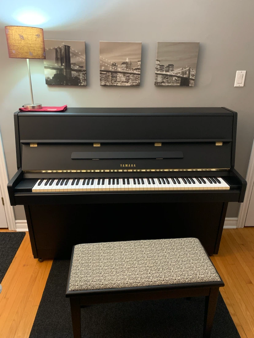 Yamaha studio upright Piano - photo 2