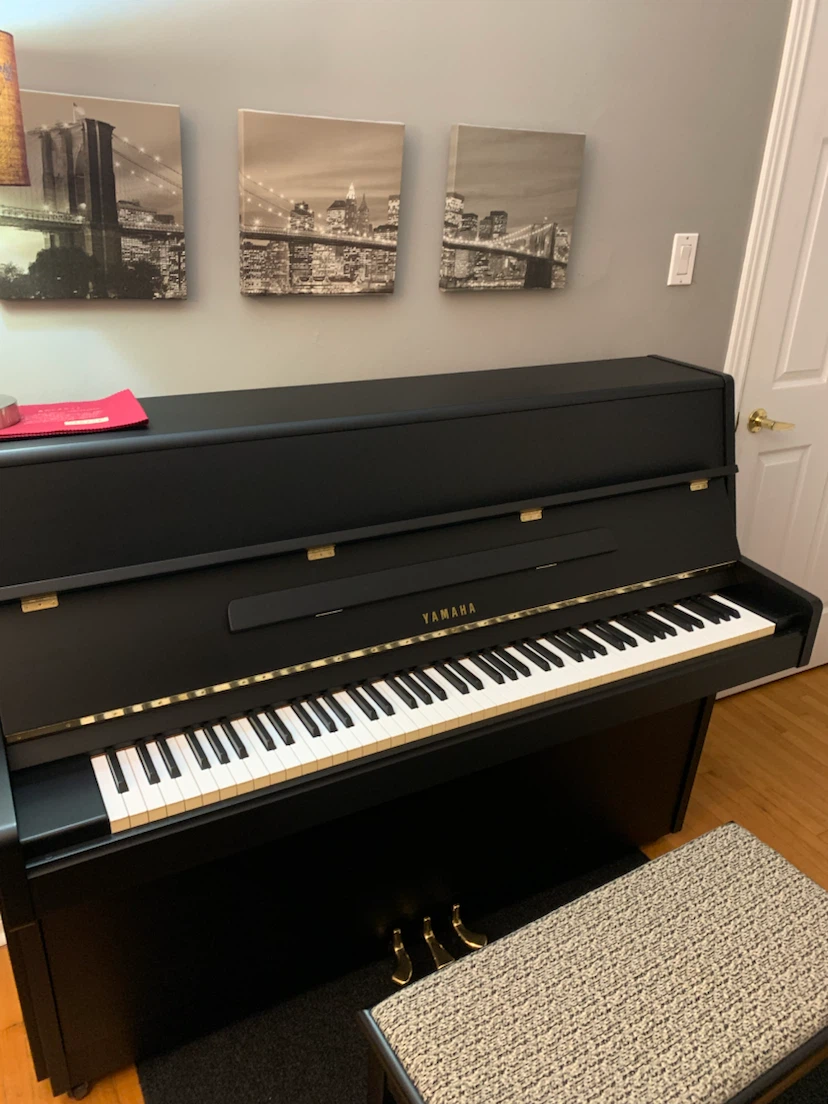 Yamaha studio upright Piano - photo 3