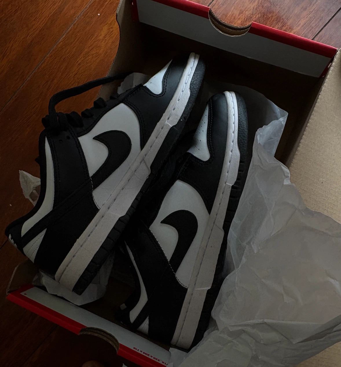 Nike Dunk Low Black White - photo 3