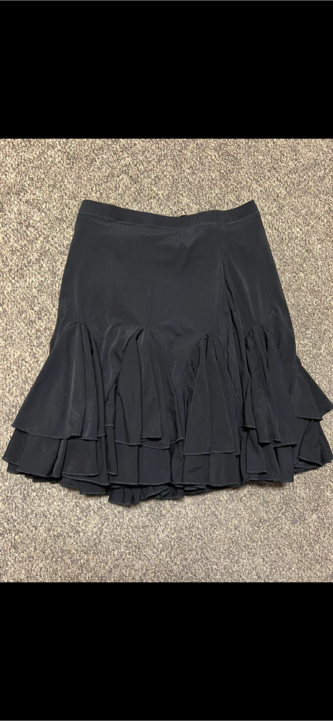Black Ruffled Skirt - photo 3