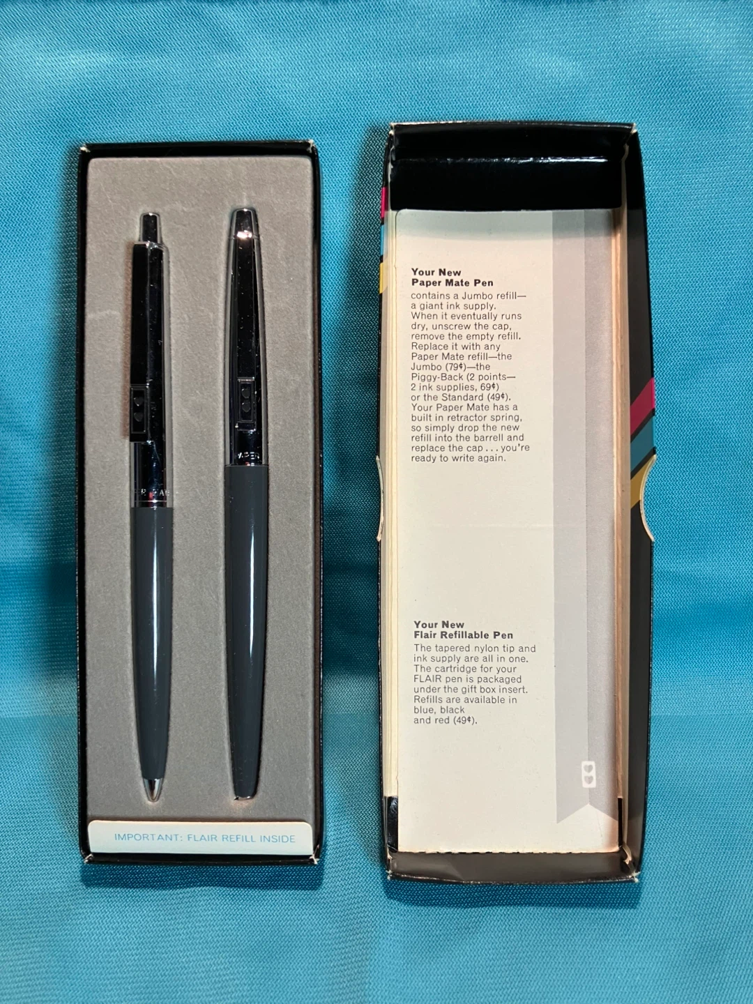Vintage Paper Mate Pen and Flair Pen Gift Set - photo 2