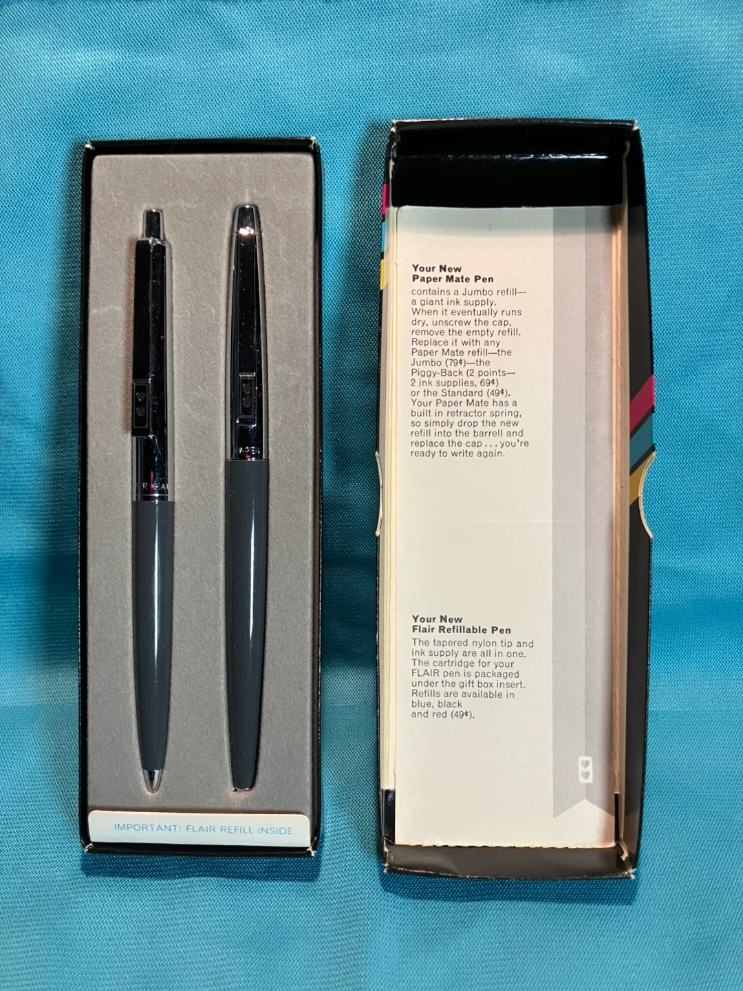 Vintage Paper Mate Pen and Flair Pen Gift Set - photo 3