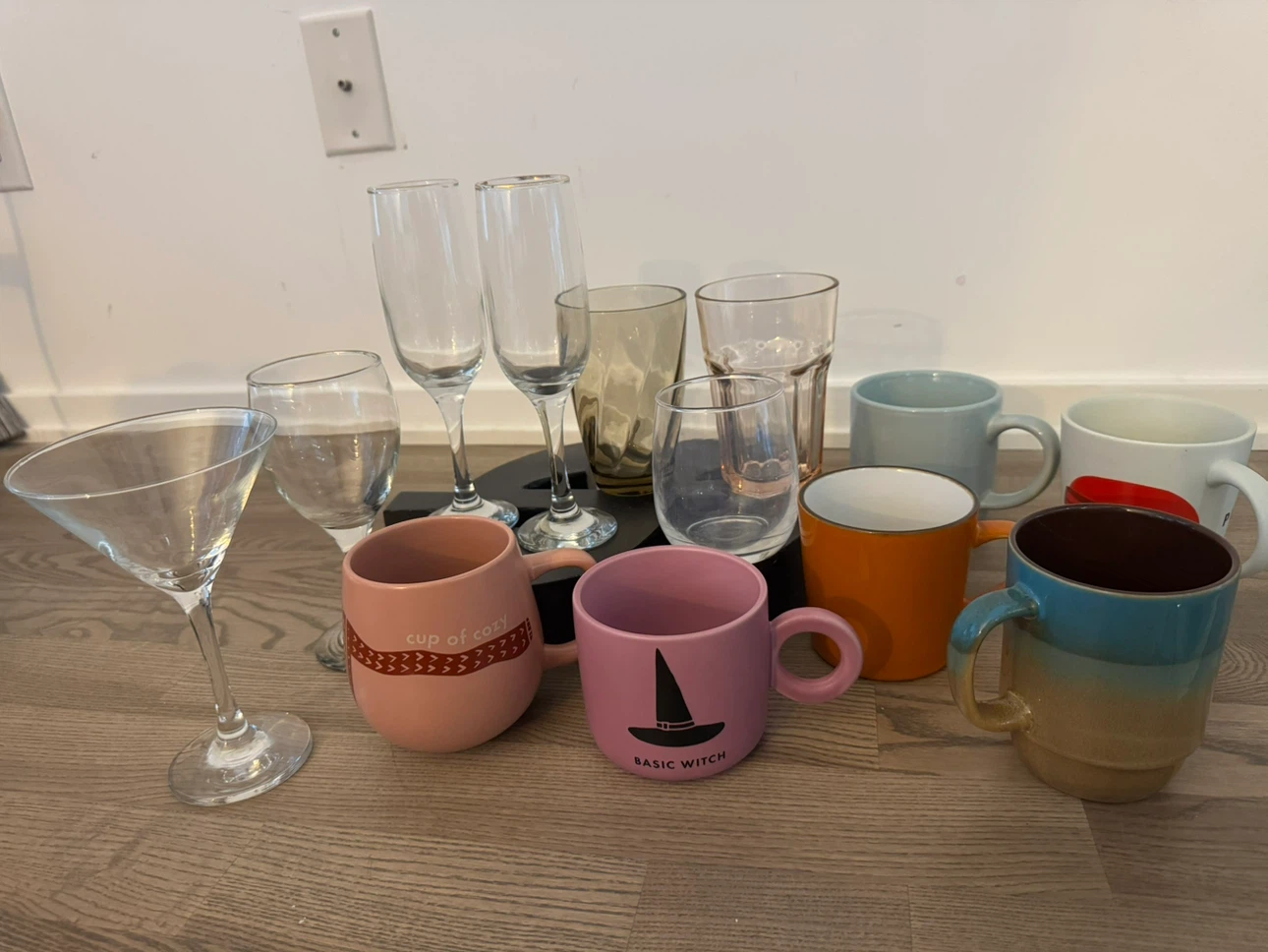 $5 for all Bundle Collection of indigo mugs and glassware - photo 2
