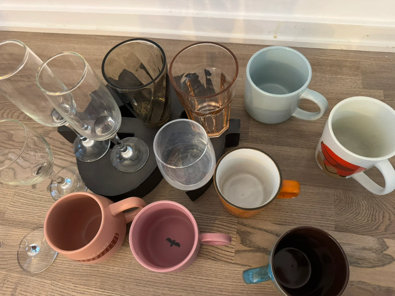 $5 for all Bundle Collection of indigo mugs and glassware - photo 5