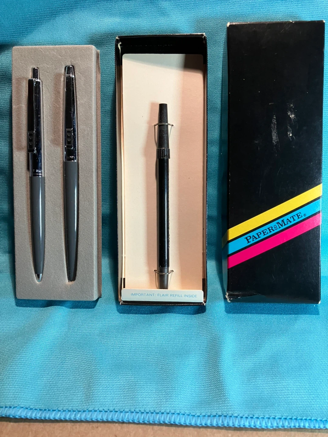 Vintage Paper Mate Pen and Flair Refillable Pen Set - photo 5