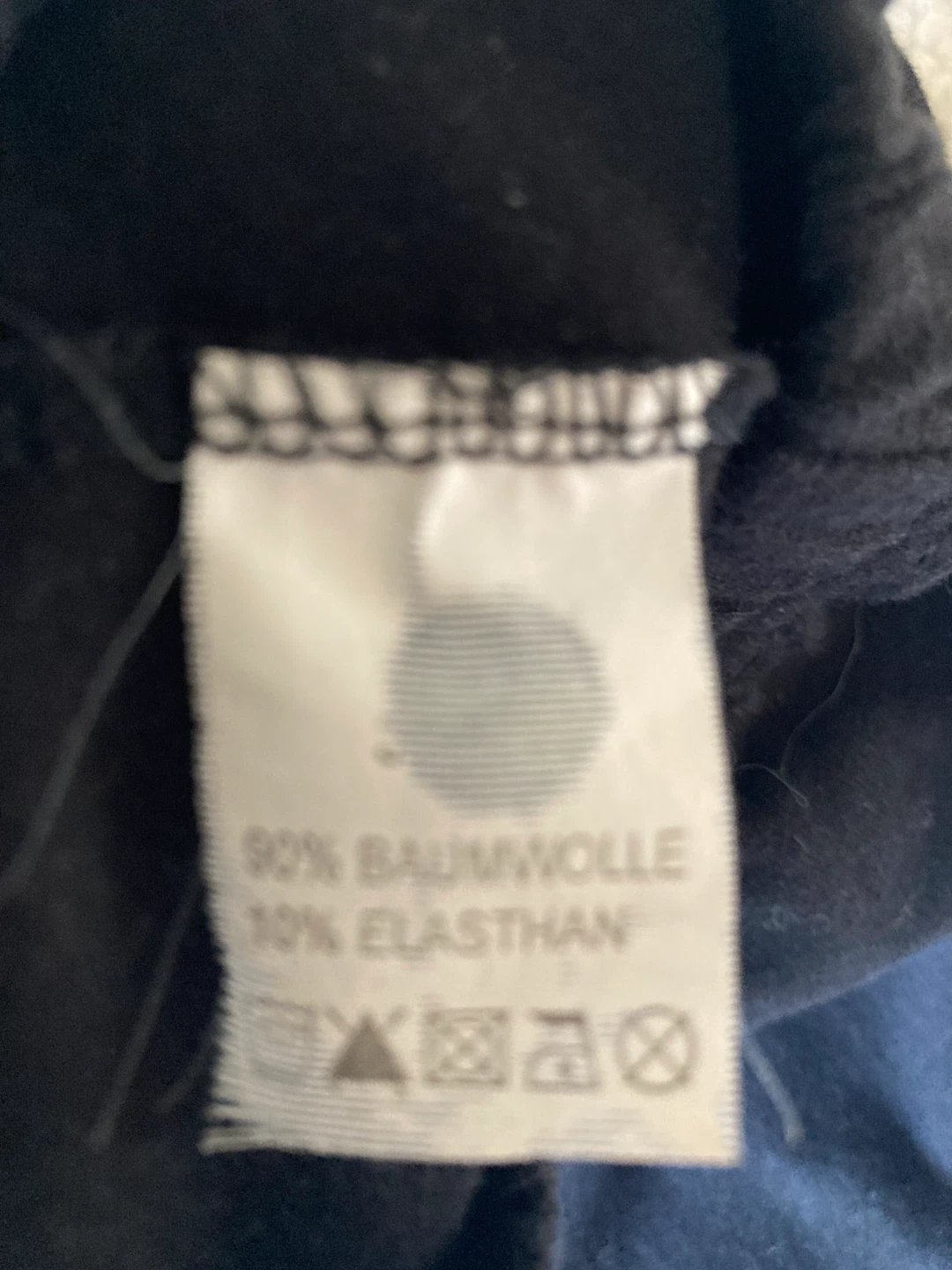 Black Cotton Blend Leggings Size 4 - photo 4