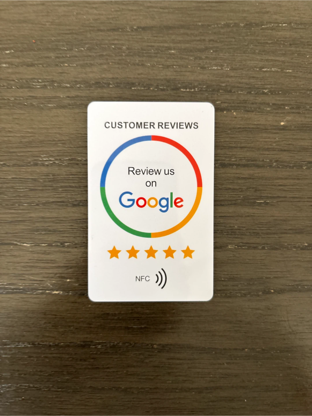 Google review card