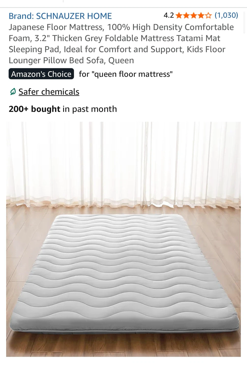 Queen Size Japanese Floor Mattress
