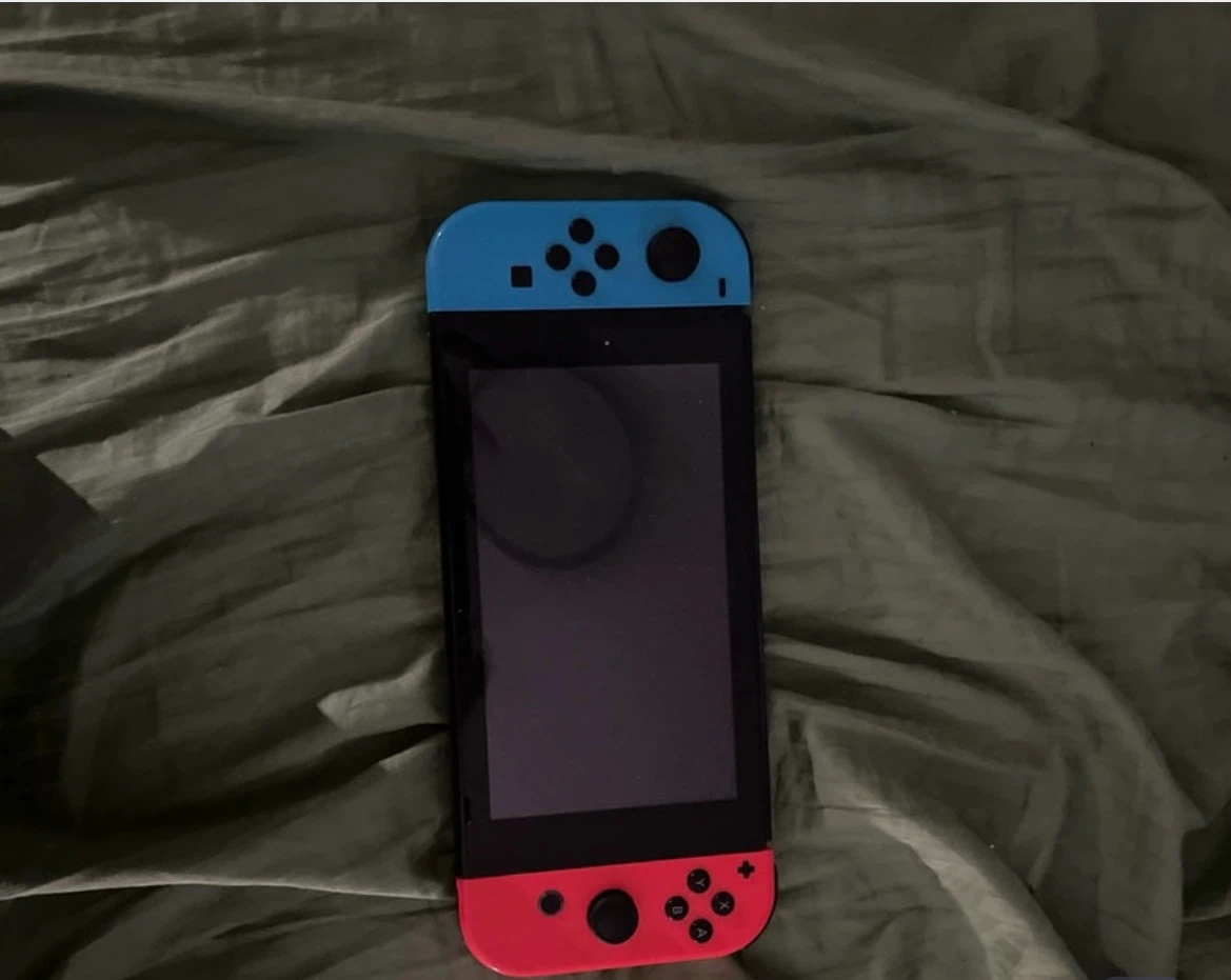 Nintendo Switch Console with Neon Blue and Red Joy-Cons - photo 2