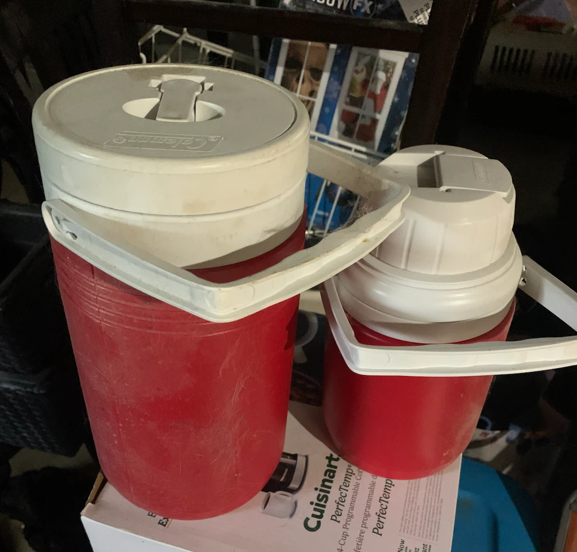 Set of Two Coleman Beverage Jugs