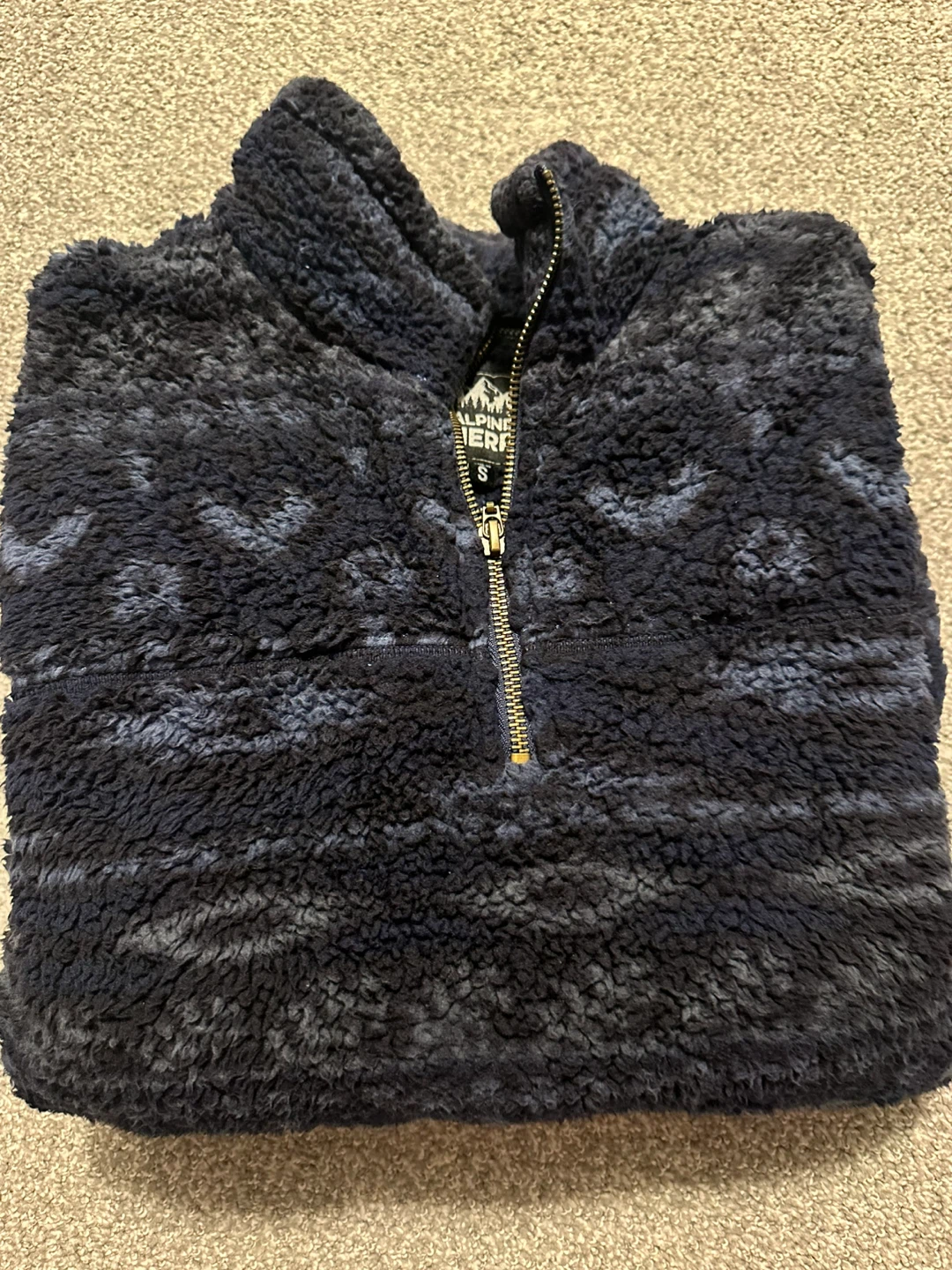 Alpine Sherpa Quarter-Zip Pullover Small - photo 2