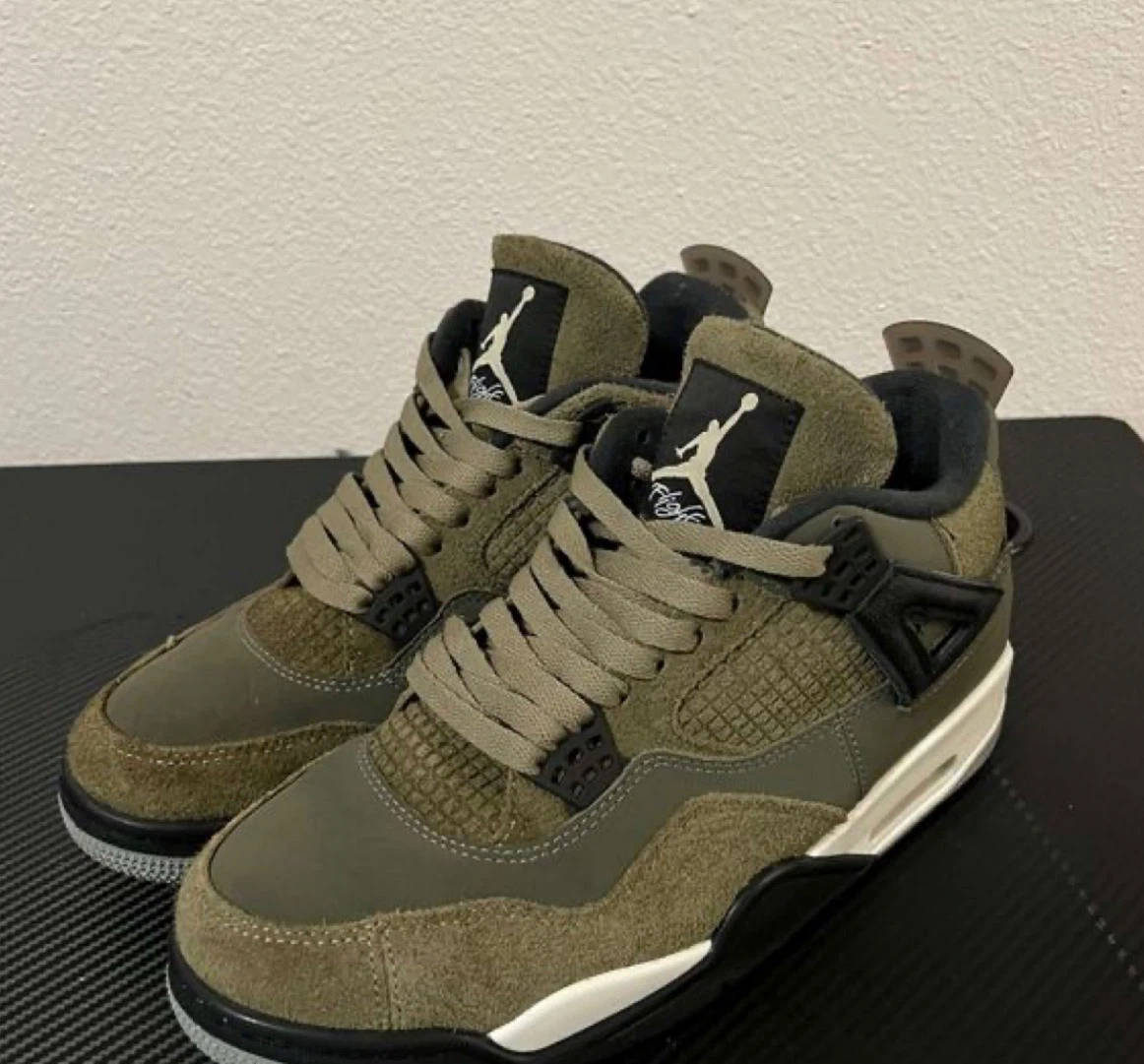 Jordan Air Jordan 4 Retro SE Craft Olive - photo 3