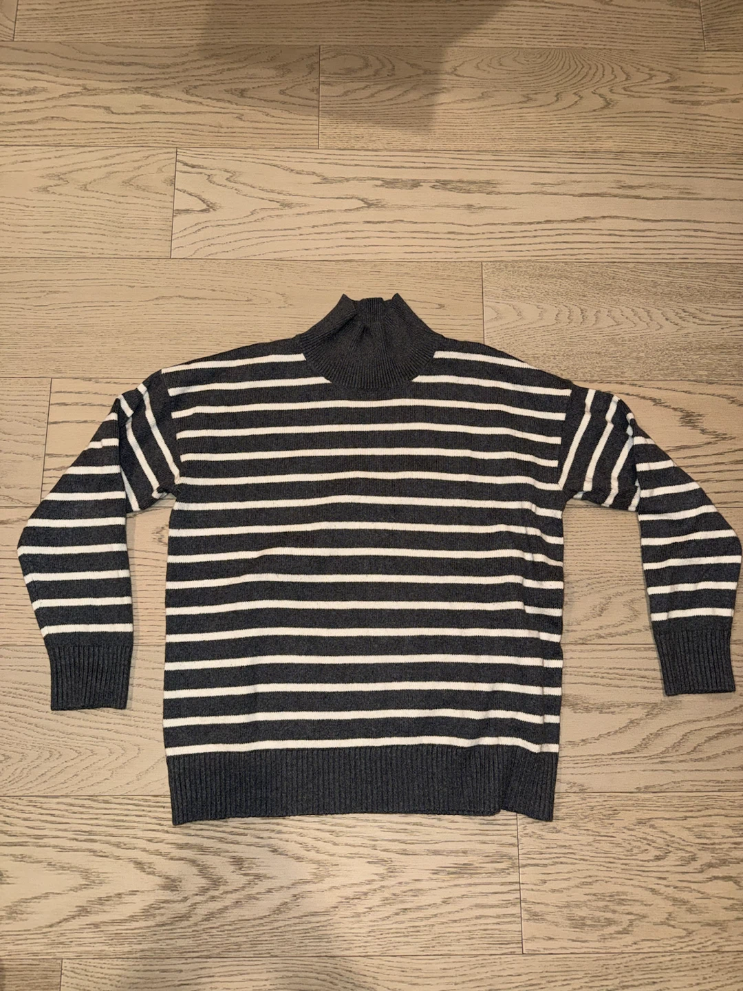Banana Republic Striped Mock Neck Sweater