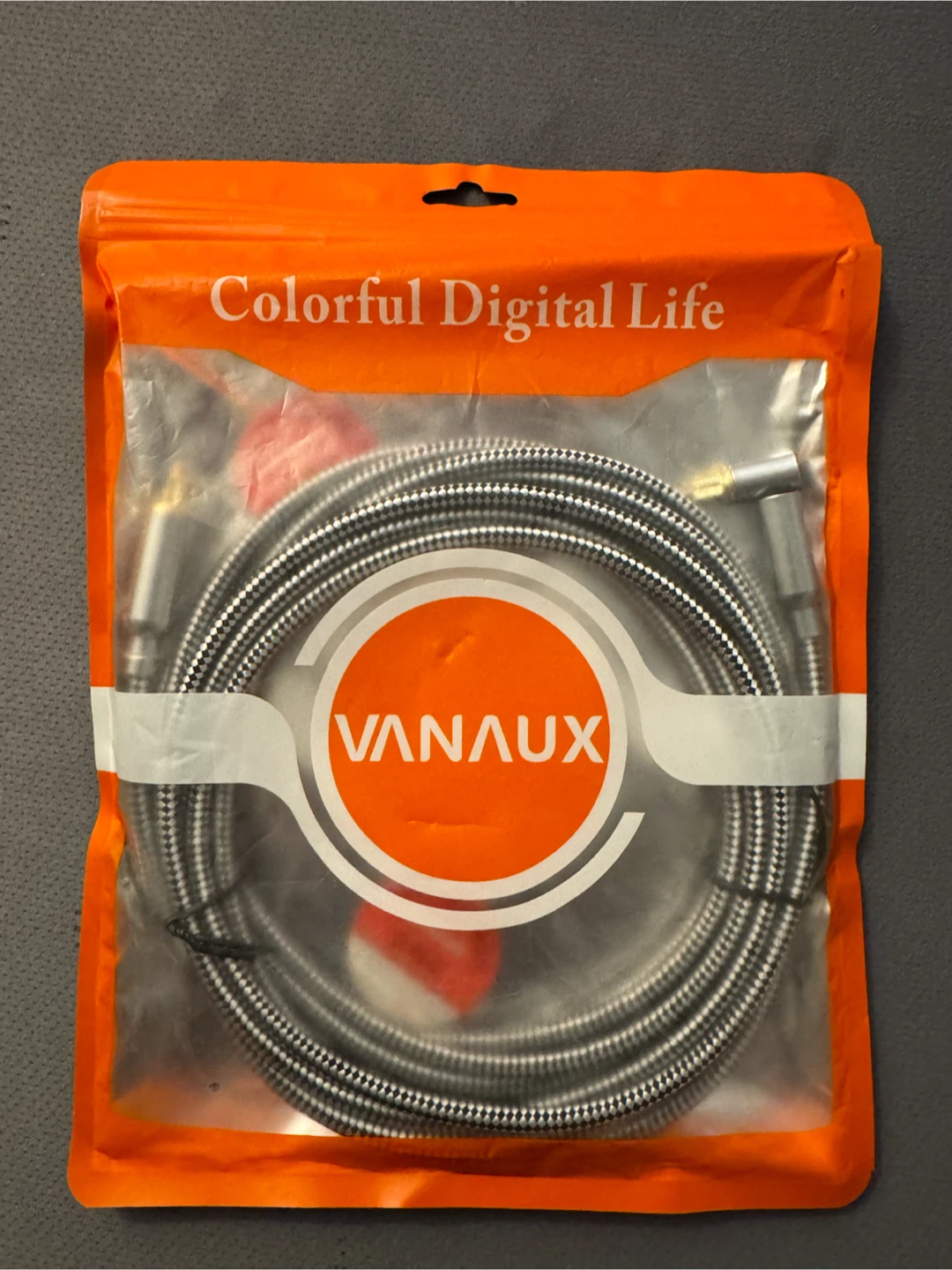 VANAUX 90-Degree Optical Audio Cable 15ft / 4.6m