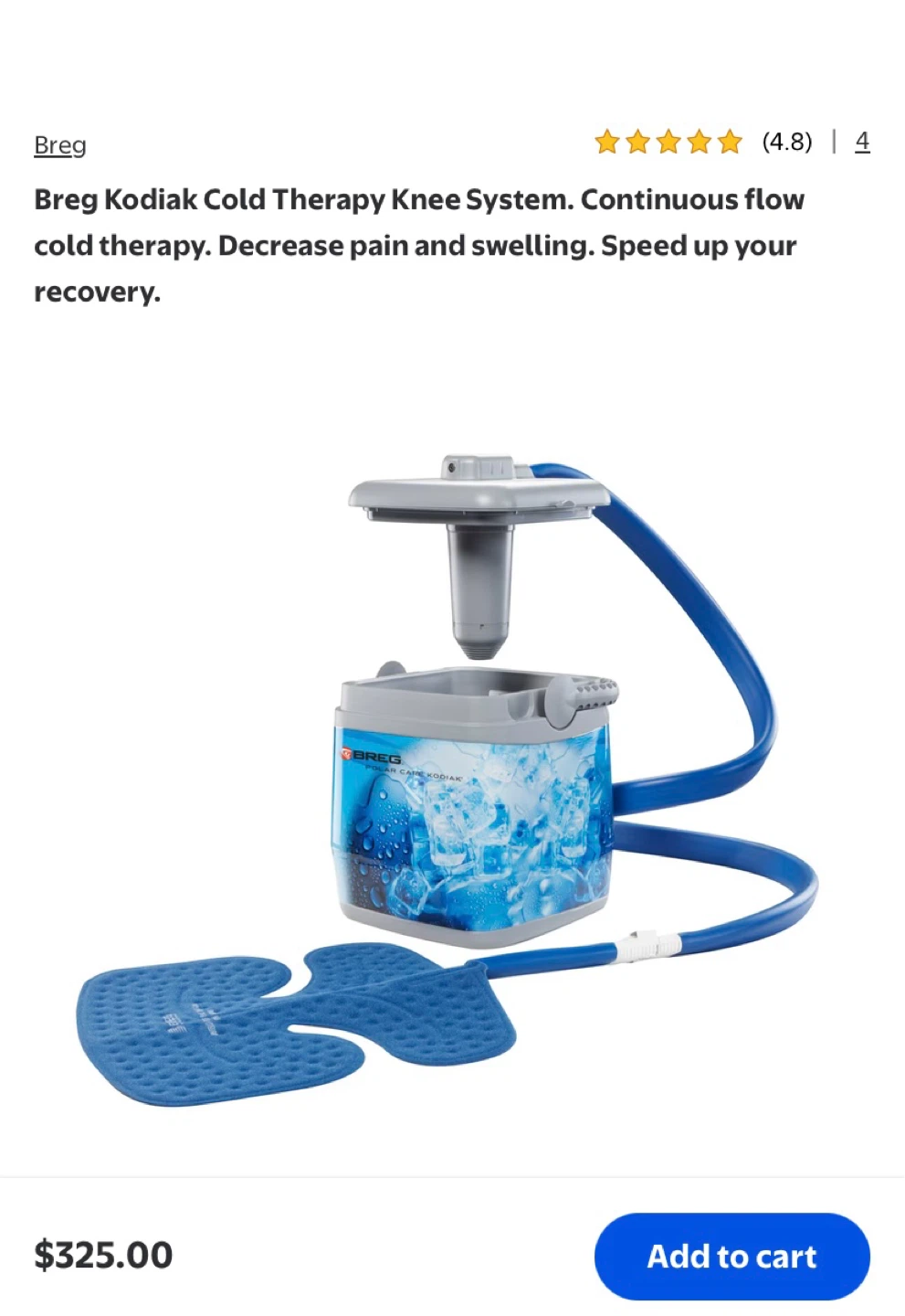 Breg Polar Care Kodiak Cold Therapy System