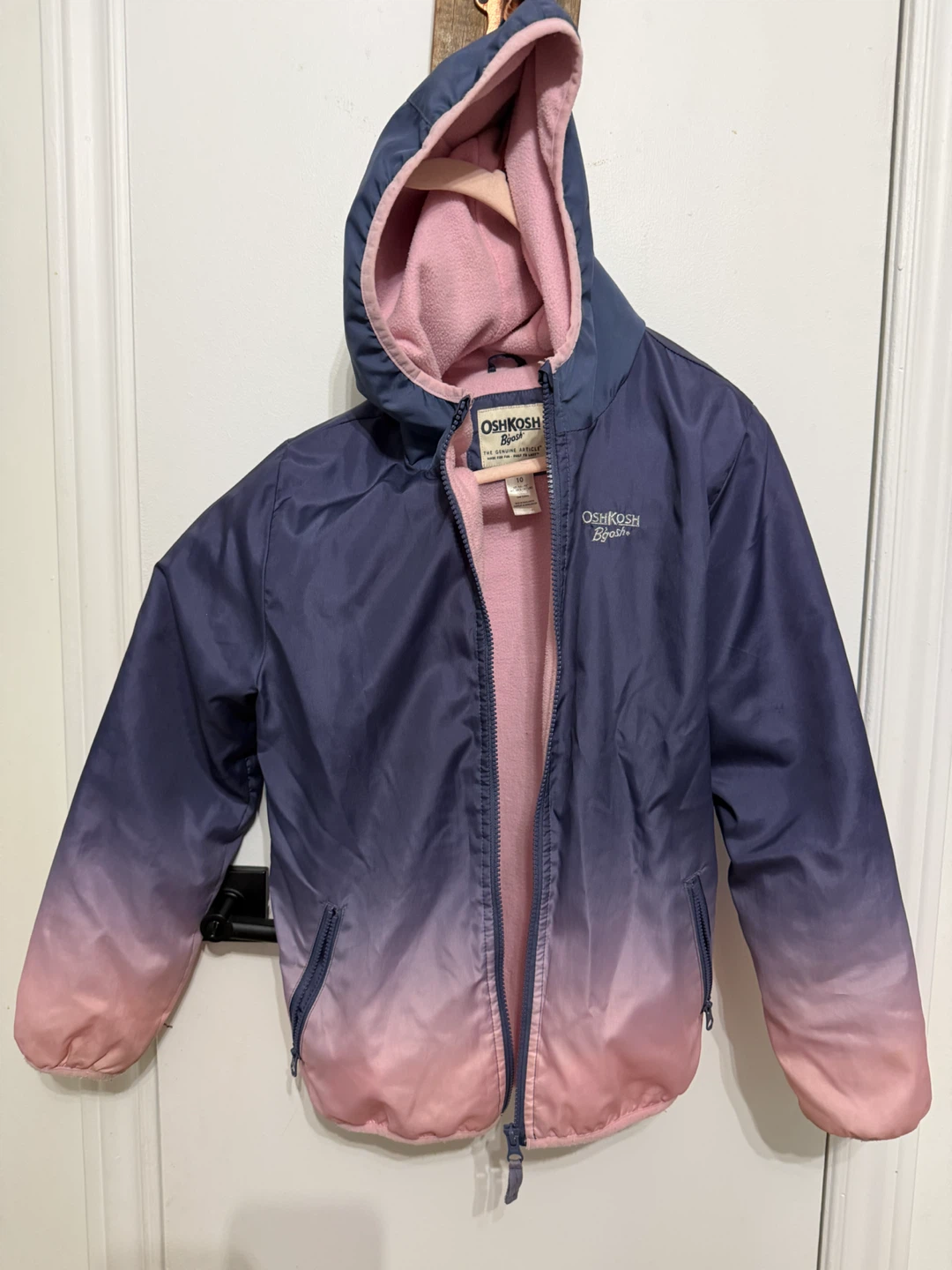 Size 10 Carters Fleece lined the dye jacket