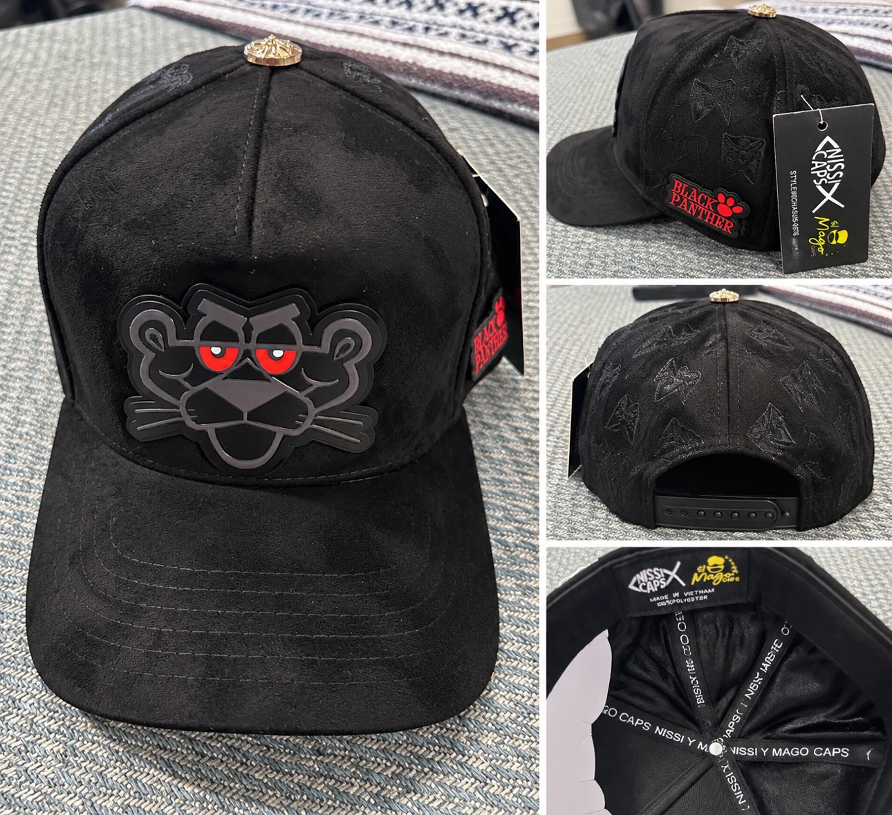 Black Panther Snapback Hat – New With Tags!