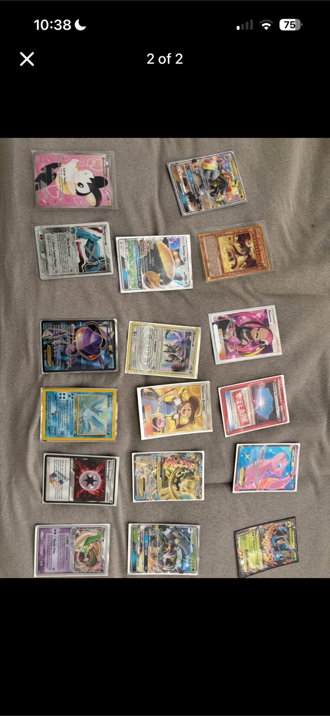 Rare Pokémon cards