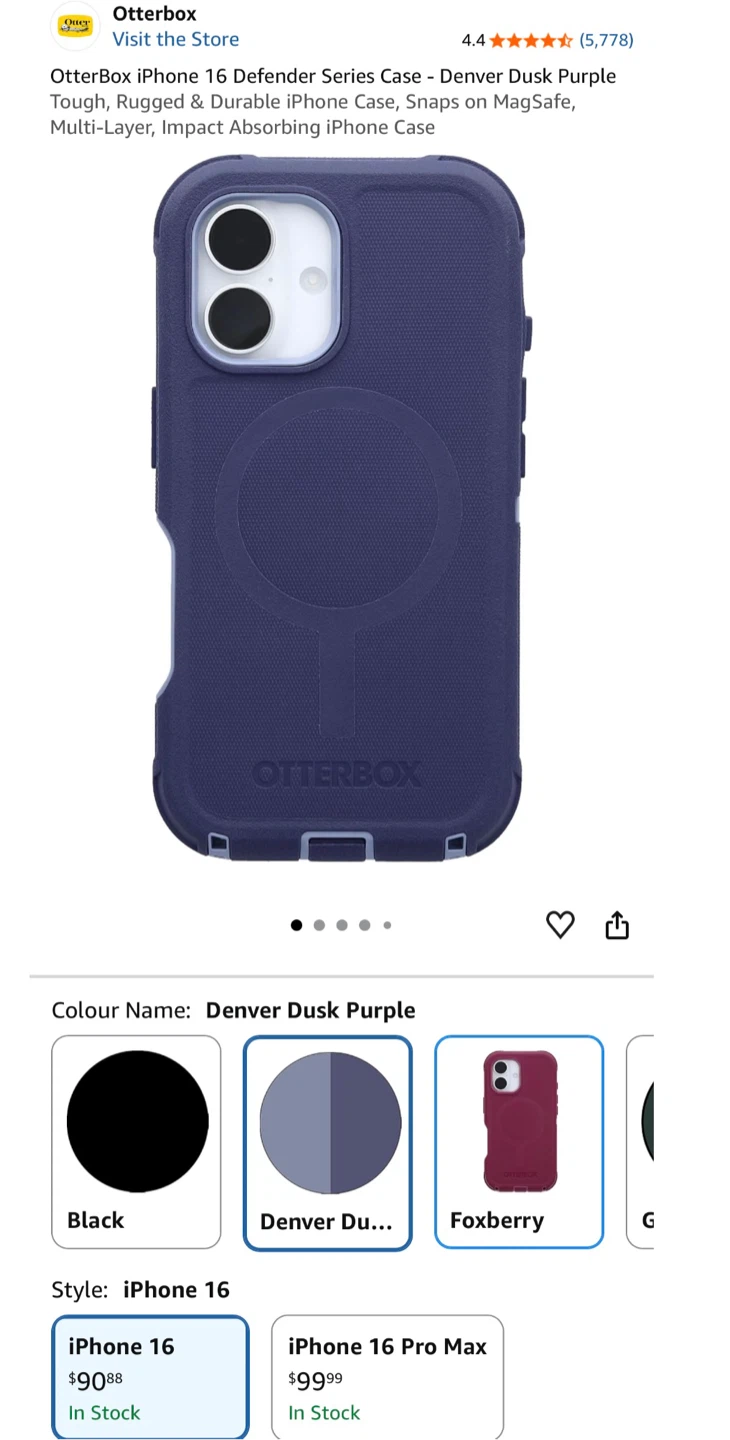 OtterBox Defender Series Case for iPhone 16 Plus - photo 2