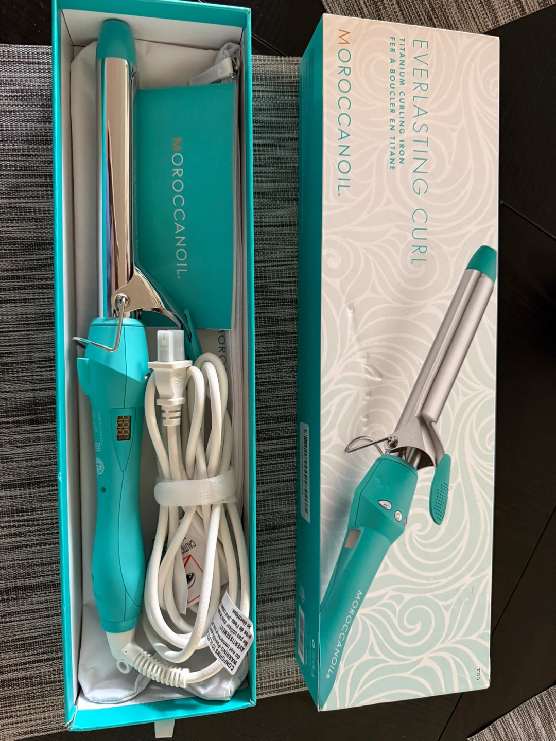Moroccanoil Everlasting Curl Titanium Curling Iron 1-inch