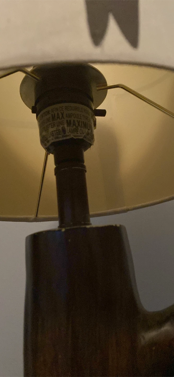 Rustic Bird Pattern Table Lamp - photo 2