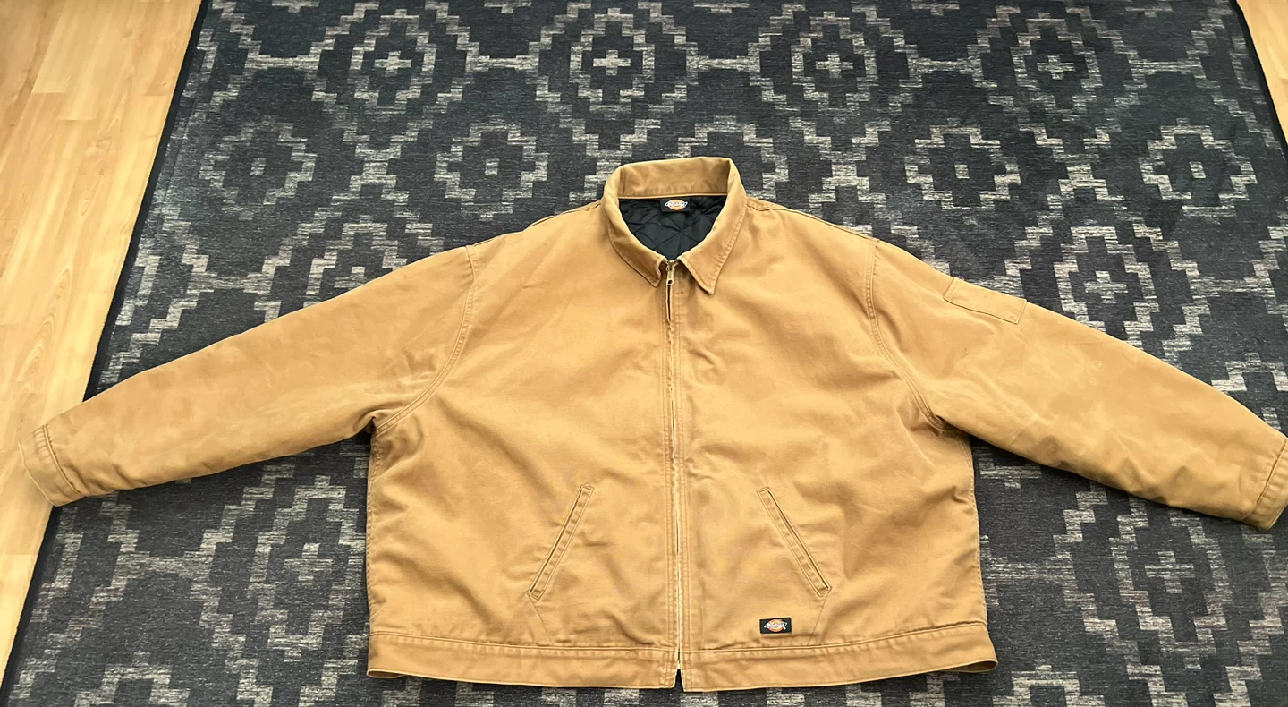 Dickies Quilted Lined Duck Jacket Tan