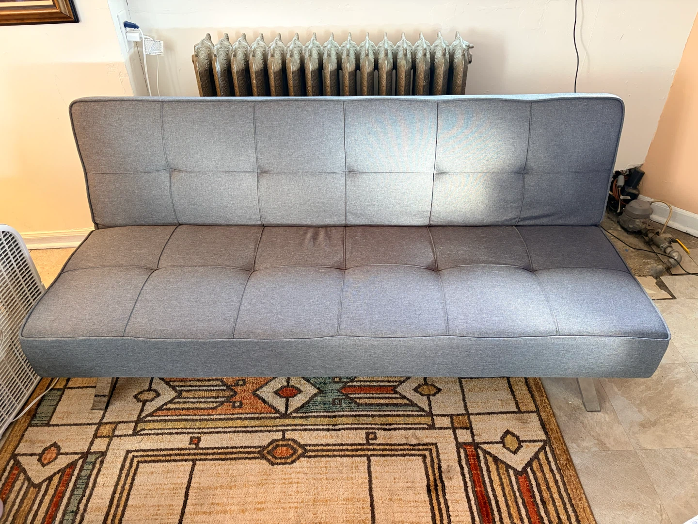Serta Jameson Twin Size Convertible Futon Sofa Bed