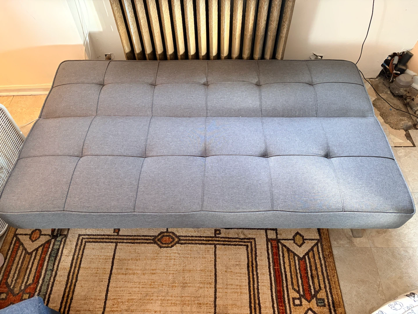 Serta Jameson Twin Size Convertible Futon Sofa Bed - photo 2