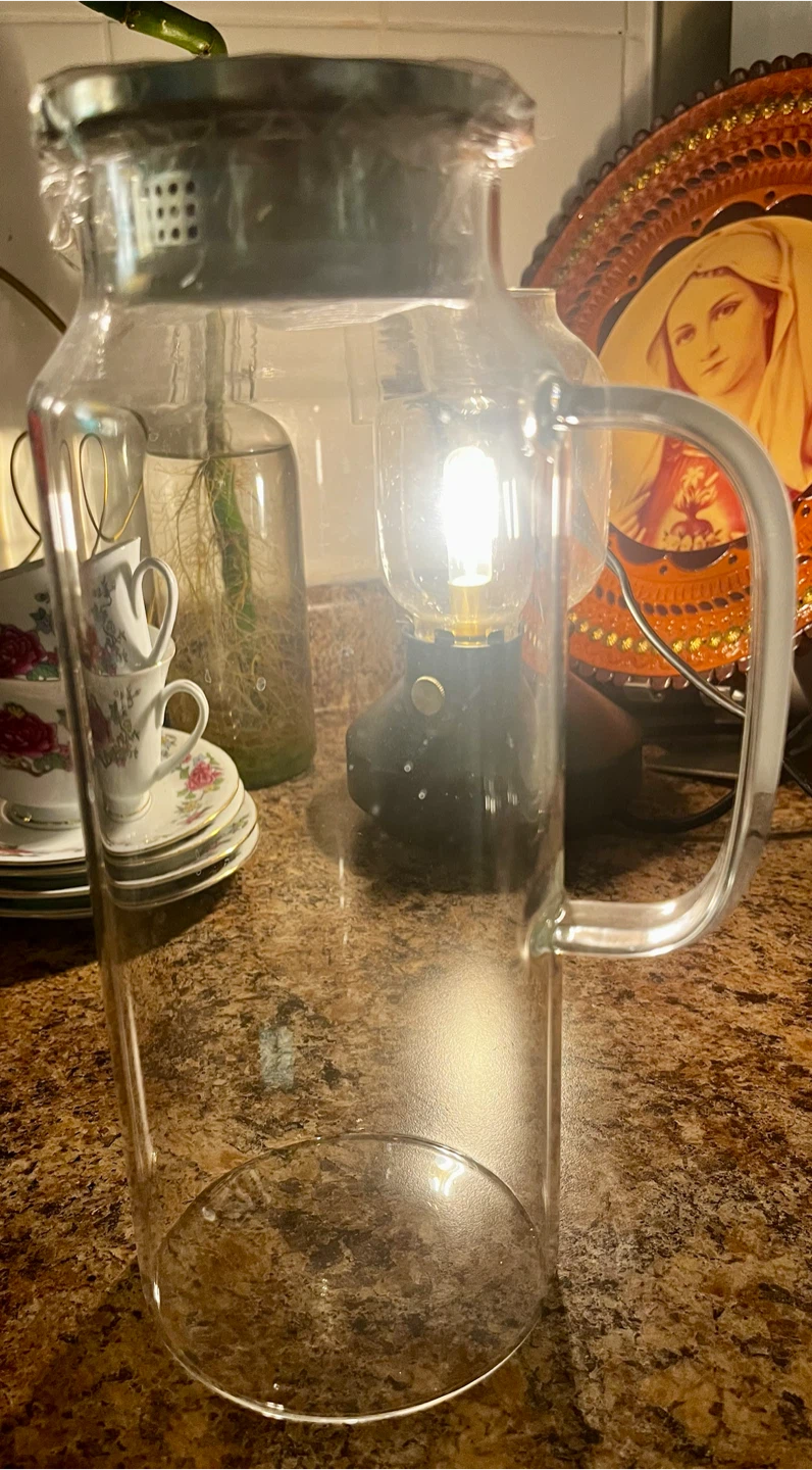 Brand New Clear Glass Pitcher - photo 2