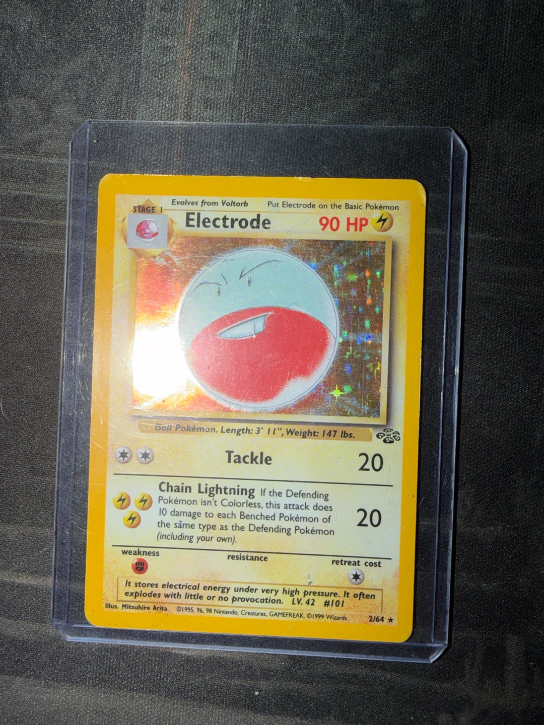 Set of 5 Vintage 1999 Pokemon Trading Cards - photo 5