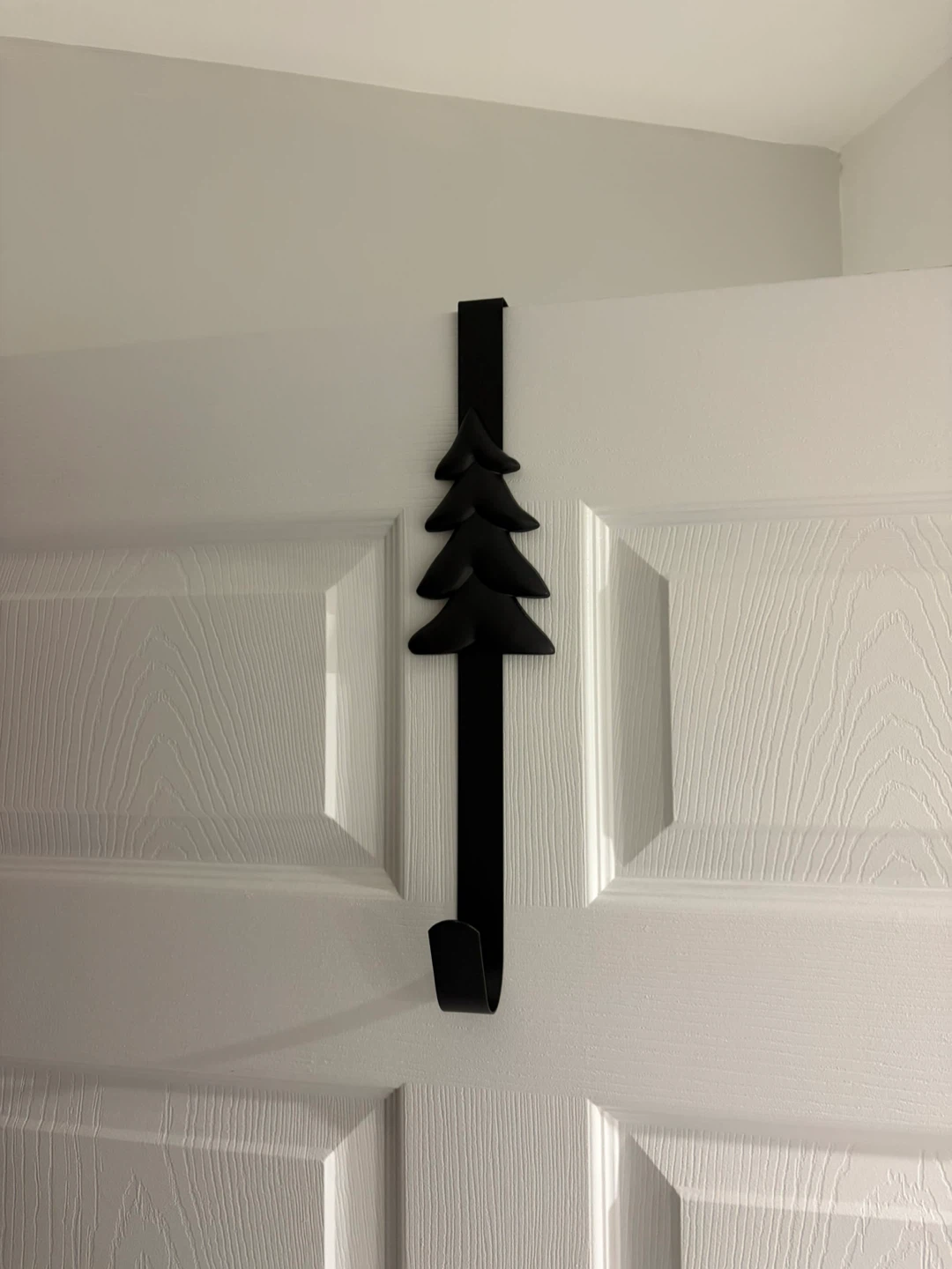 Black Wreath Hanger for Door - photo 2