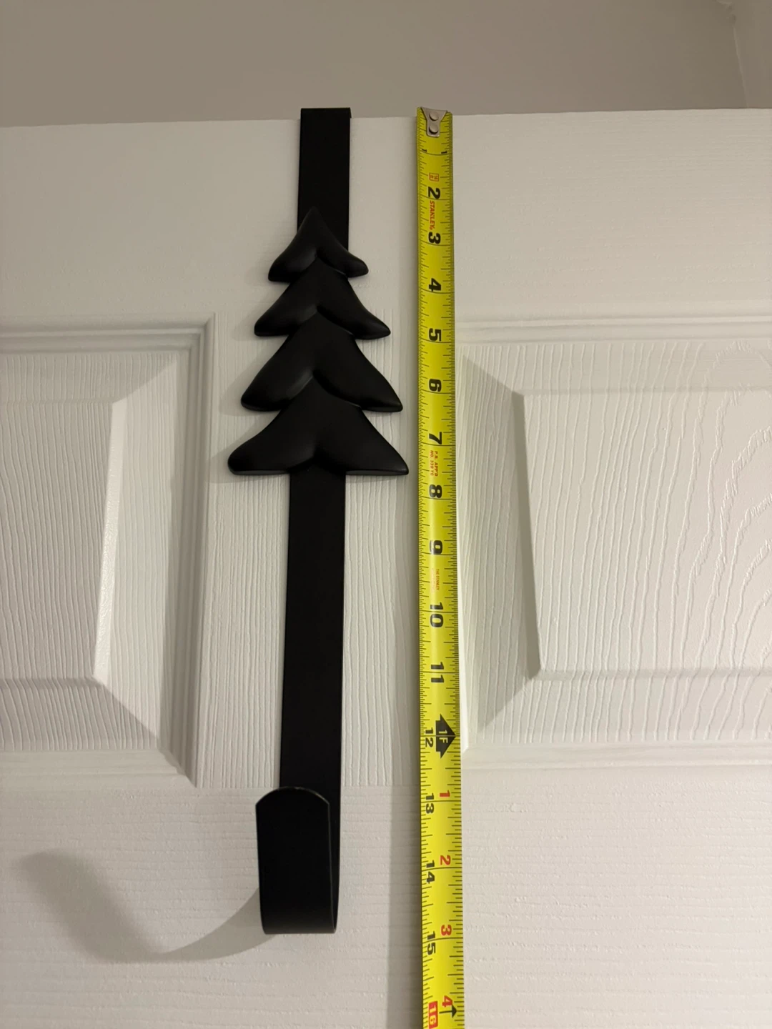 Black Wreath Hanger for Door - photo 3