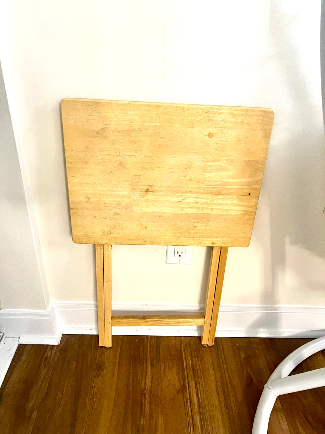 Wooden Folding TV Tray Table - photo 2