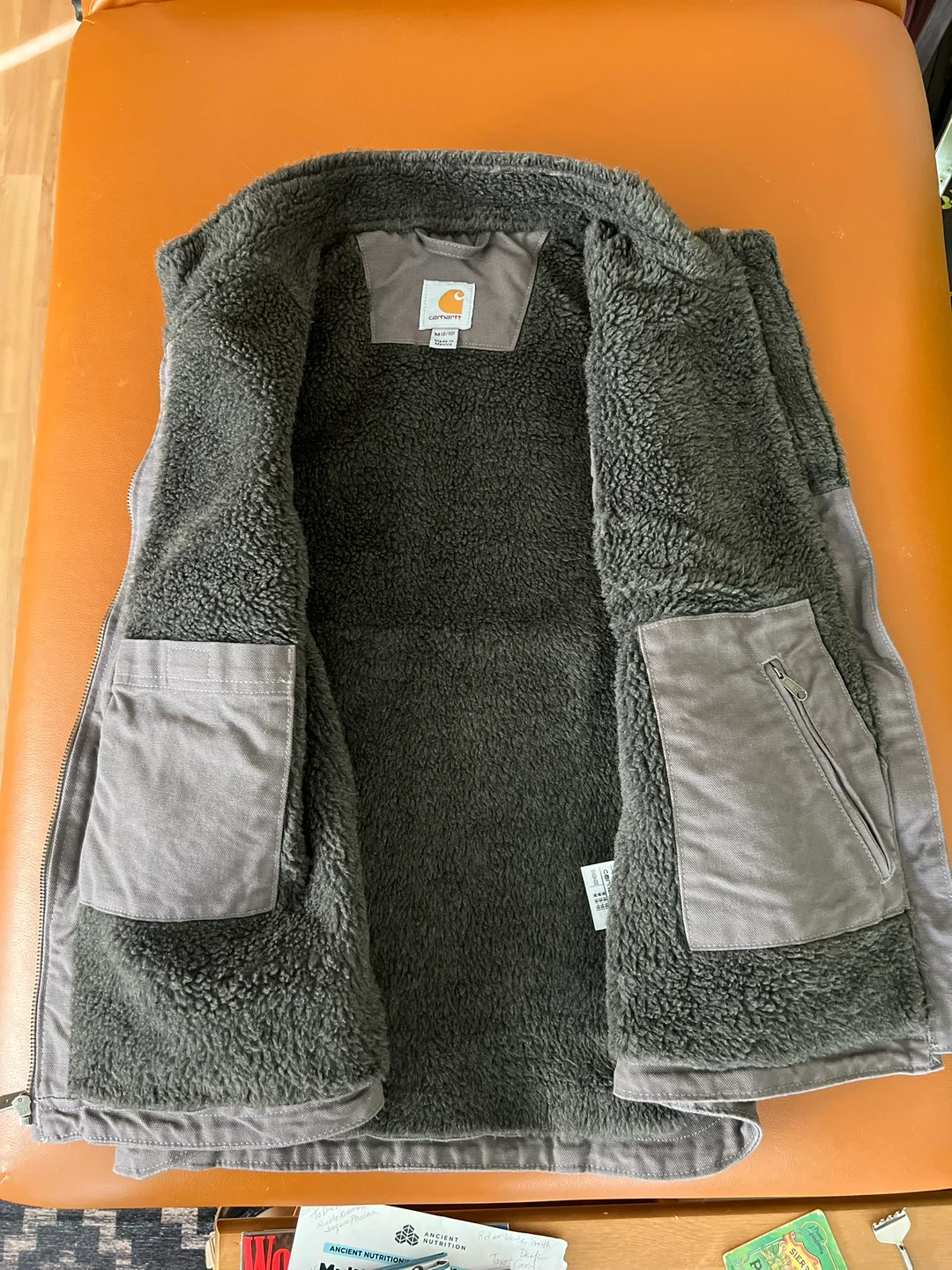 Carhartt Sherpa-Lined Vest - Grey