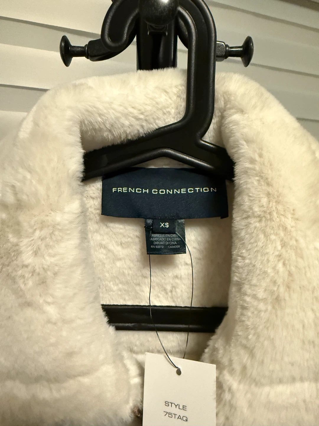 French Connection Metallic Faux Fur Jacket - photo 2