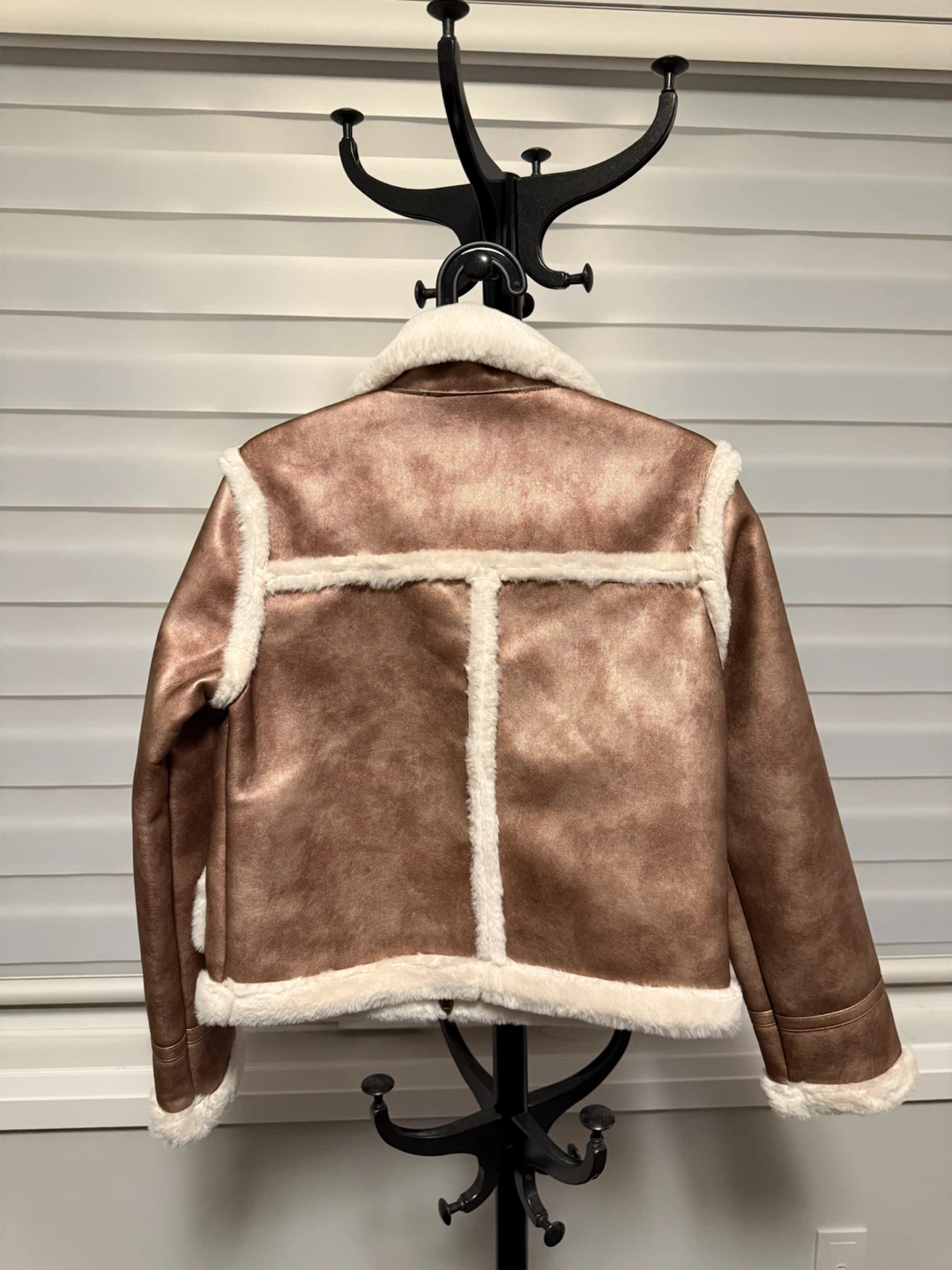 French Connection Metallic Faux Fur Jacket - photo 3
