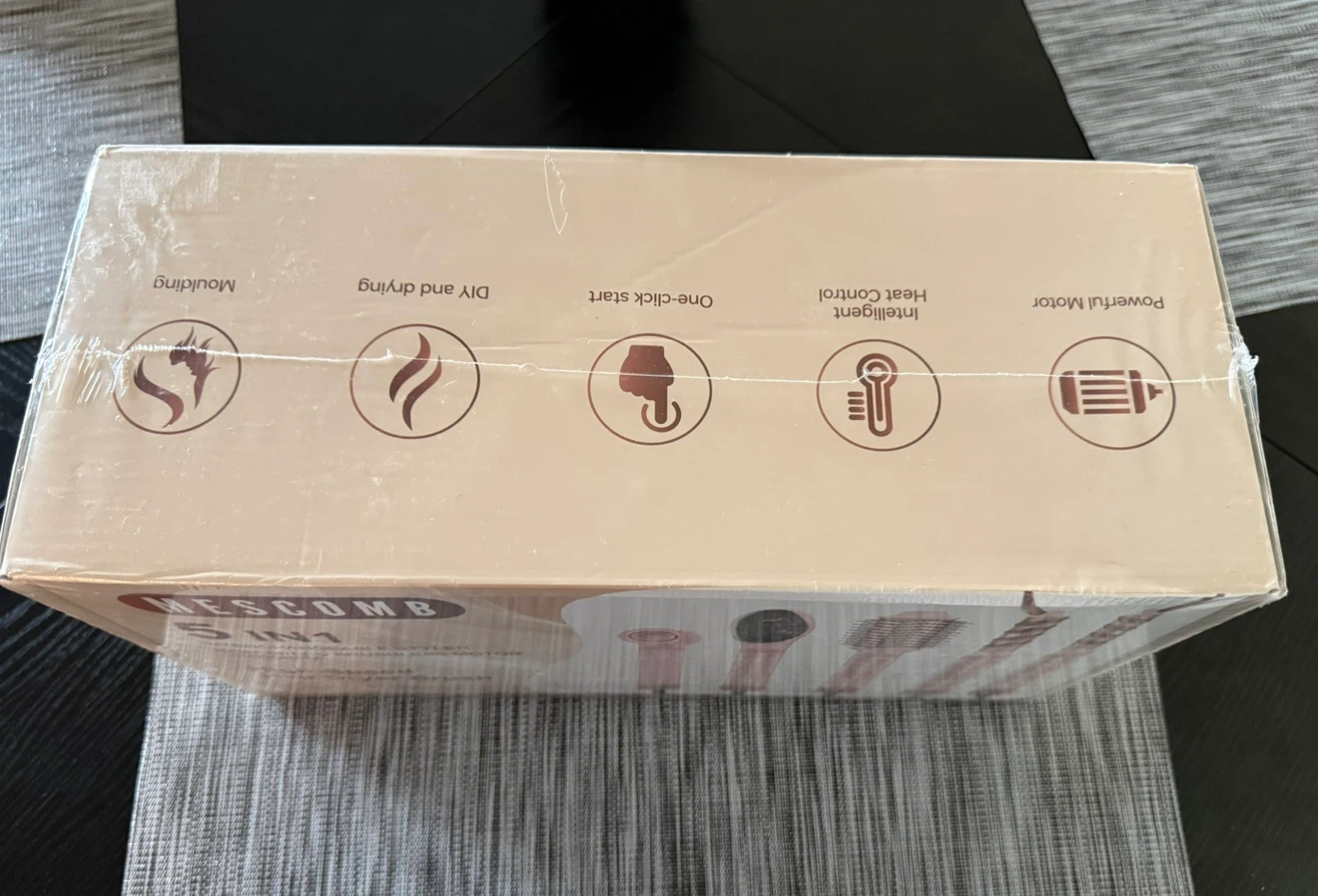 MESCOMB 5-in-1 Hot Air Styler Hair Dryer Brush Kit - photo 2