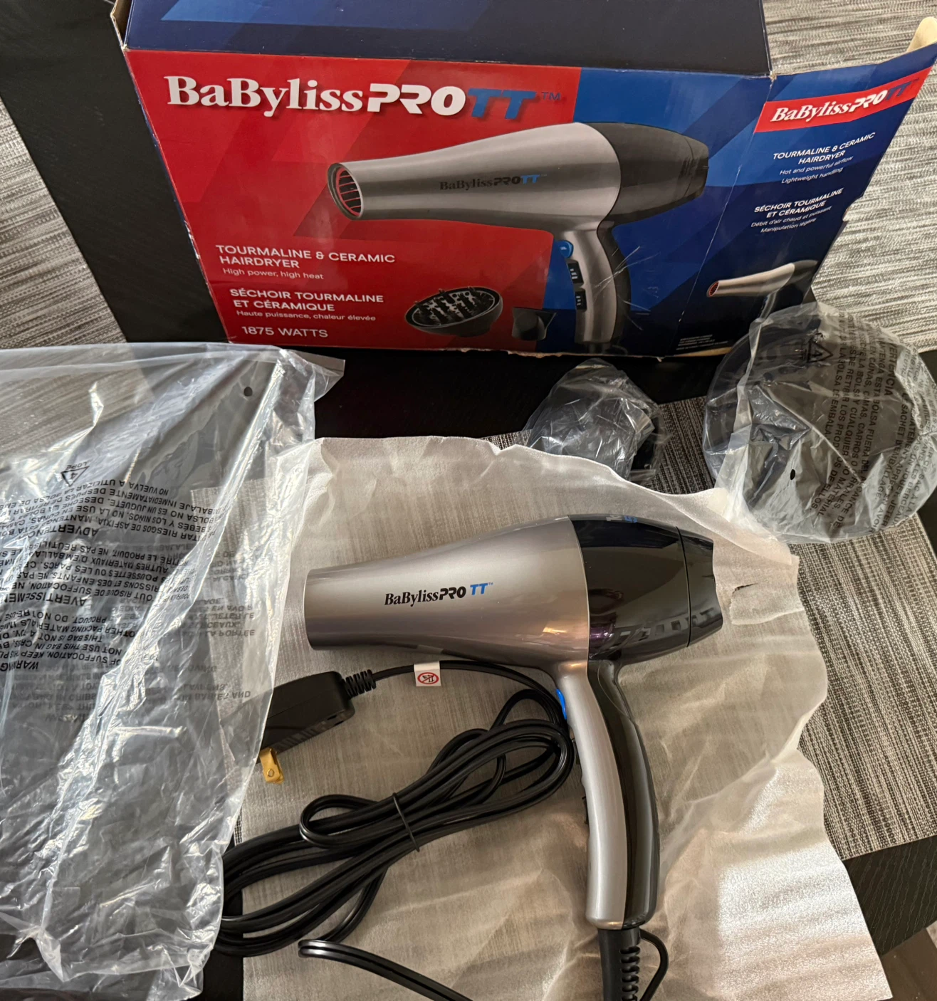 BaBylissPRO TT Tourmaline and Ceramic Hair Dryer