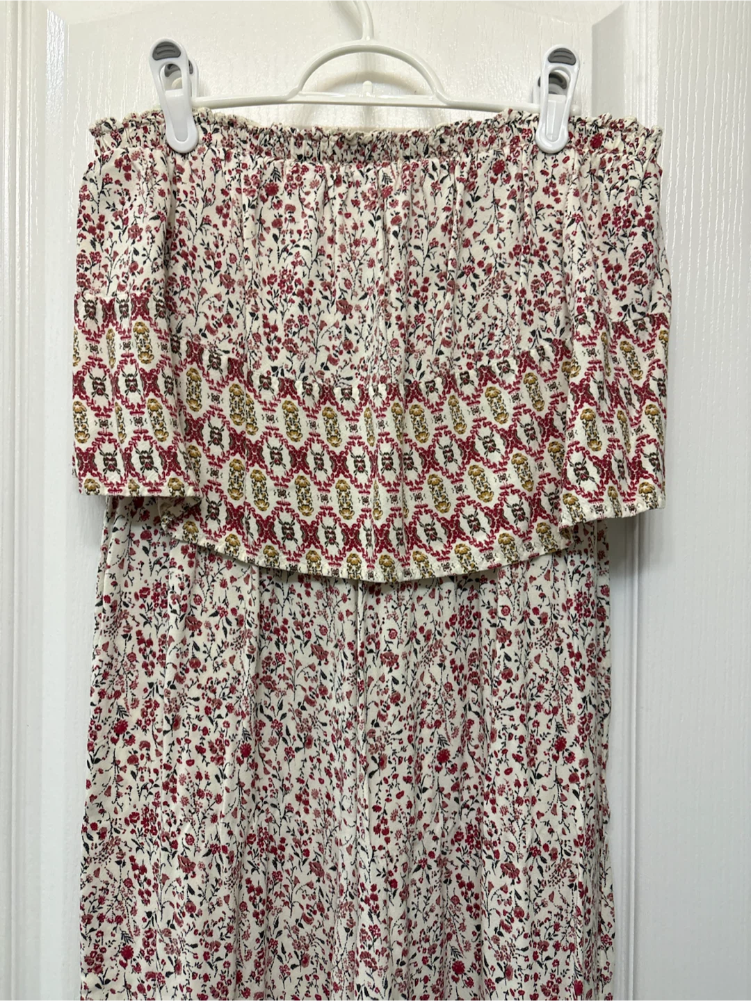 Japna Floral Boho Wide Leg Jumpsuit L - photo 3