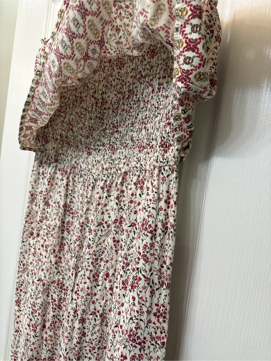 Japna Floral Boho Wide Leg Jumpsuit L - photo 4