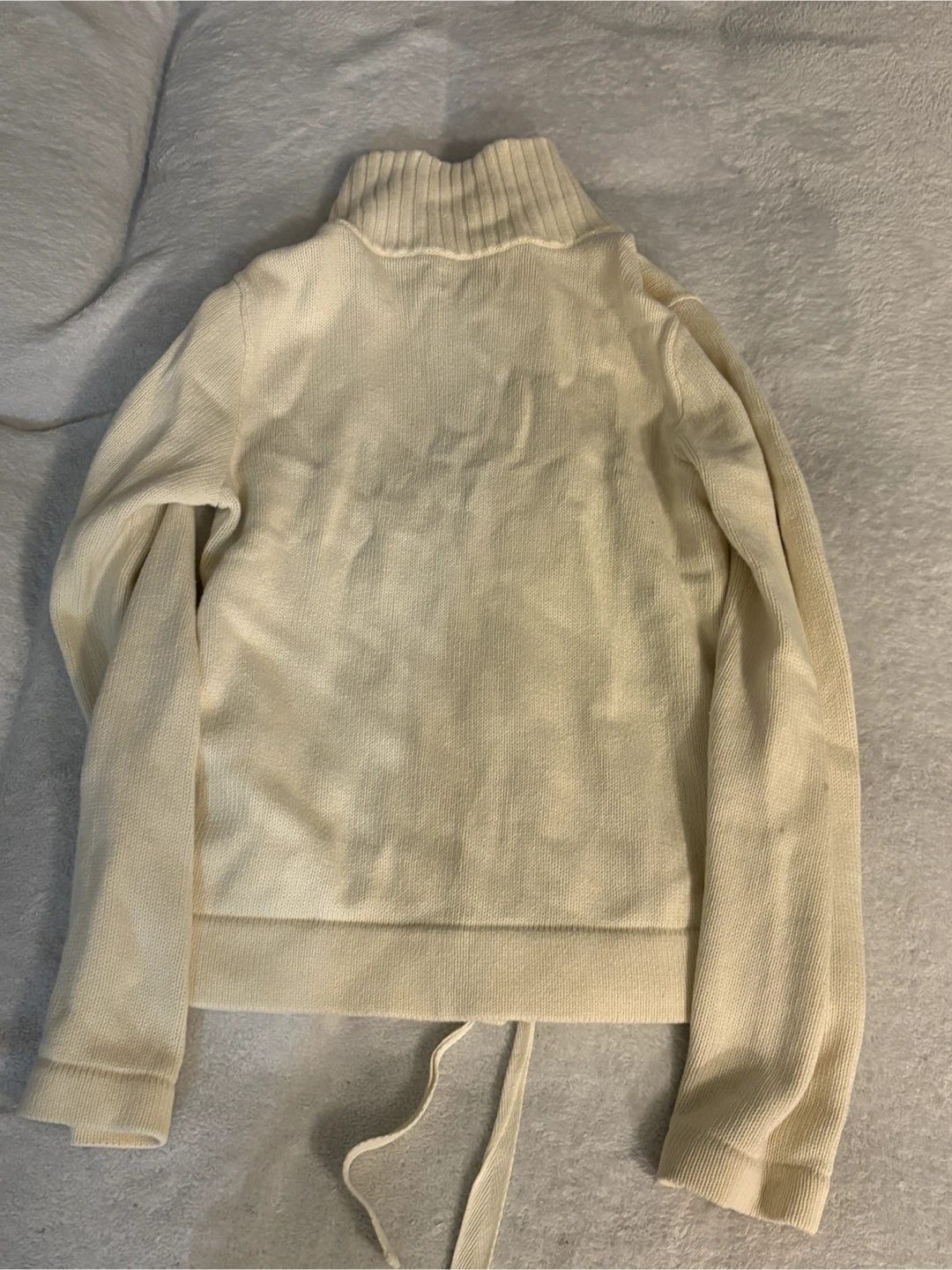 Ralph Lauren Cream Knit Zip-Up Hoodie - photo 4